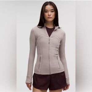 lululemon athletica Light Taupe Full-Zip Hoodie Jacket
